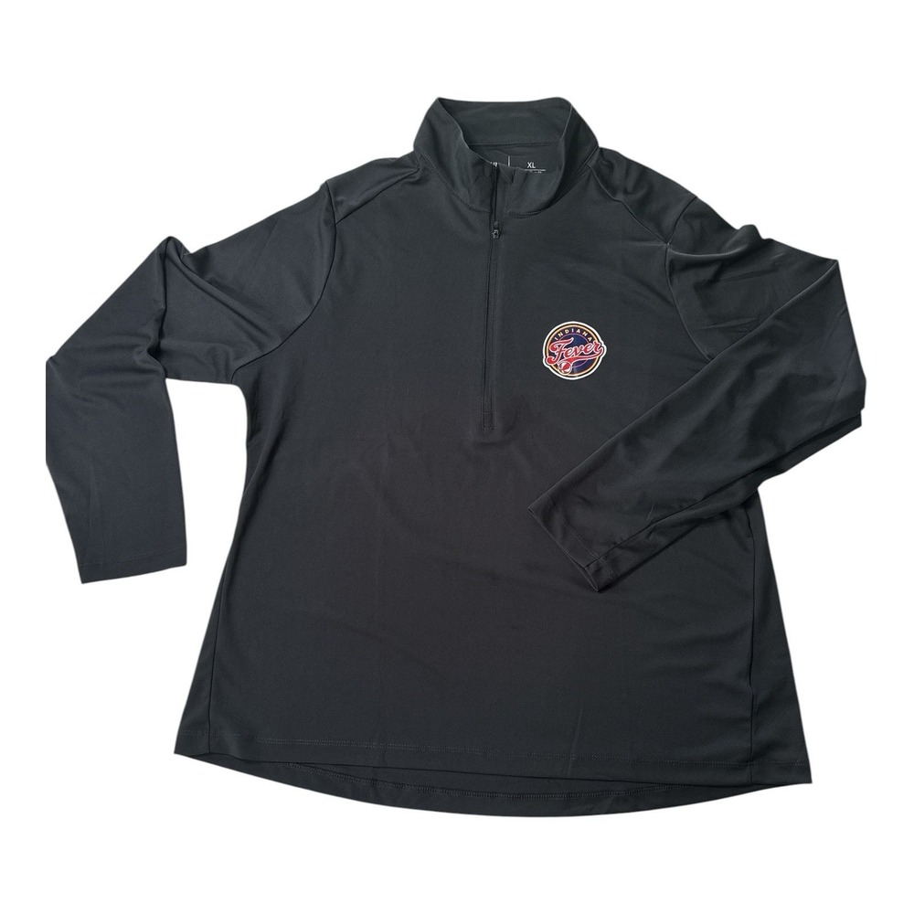 Antigua Indiana Fever WNBA Women's Charcoal Quarter-Zip Pullover - Size XL WNBA